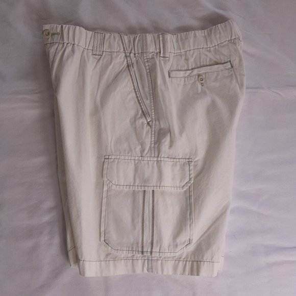 Tommy Bahama Men's Relaxed Cargo Shorts, Size LG, Off White, - Picture 5 of 11